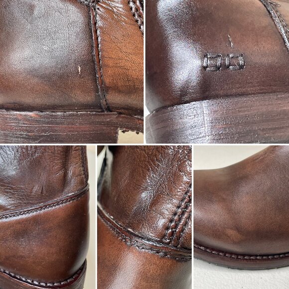 BED STU Manchester Distressed Leather Riding Boots BEDSTU Size 8 - Picture 10 of 16